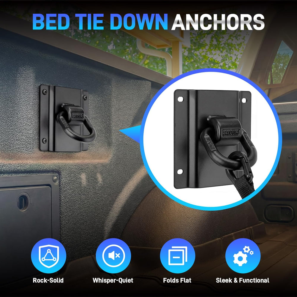 NEOVIRE anti-corrosion coating on truck bed tie down anchor