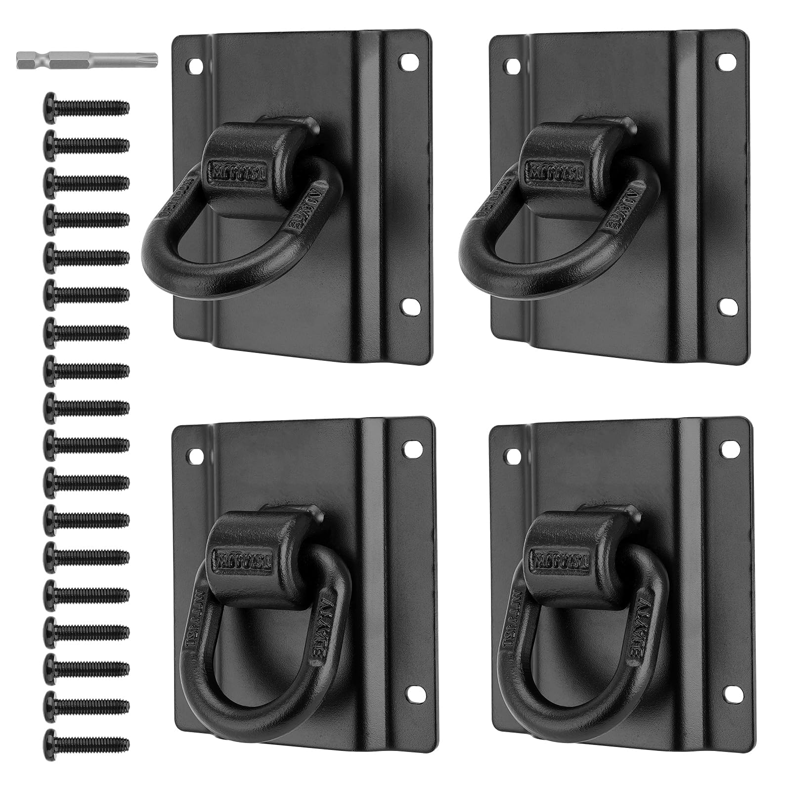 NEOVIRE truck bed tie down anchor front view securing cargo for Ford trucks