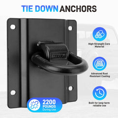 NEOVIRE anchor in use with cargo demonstrating strap hold