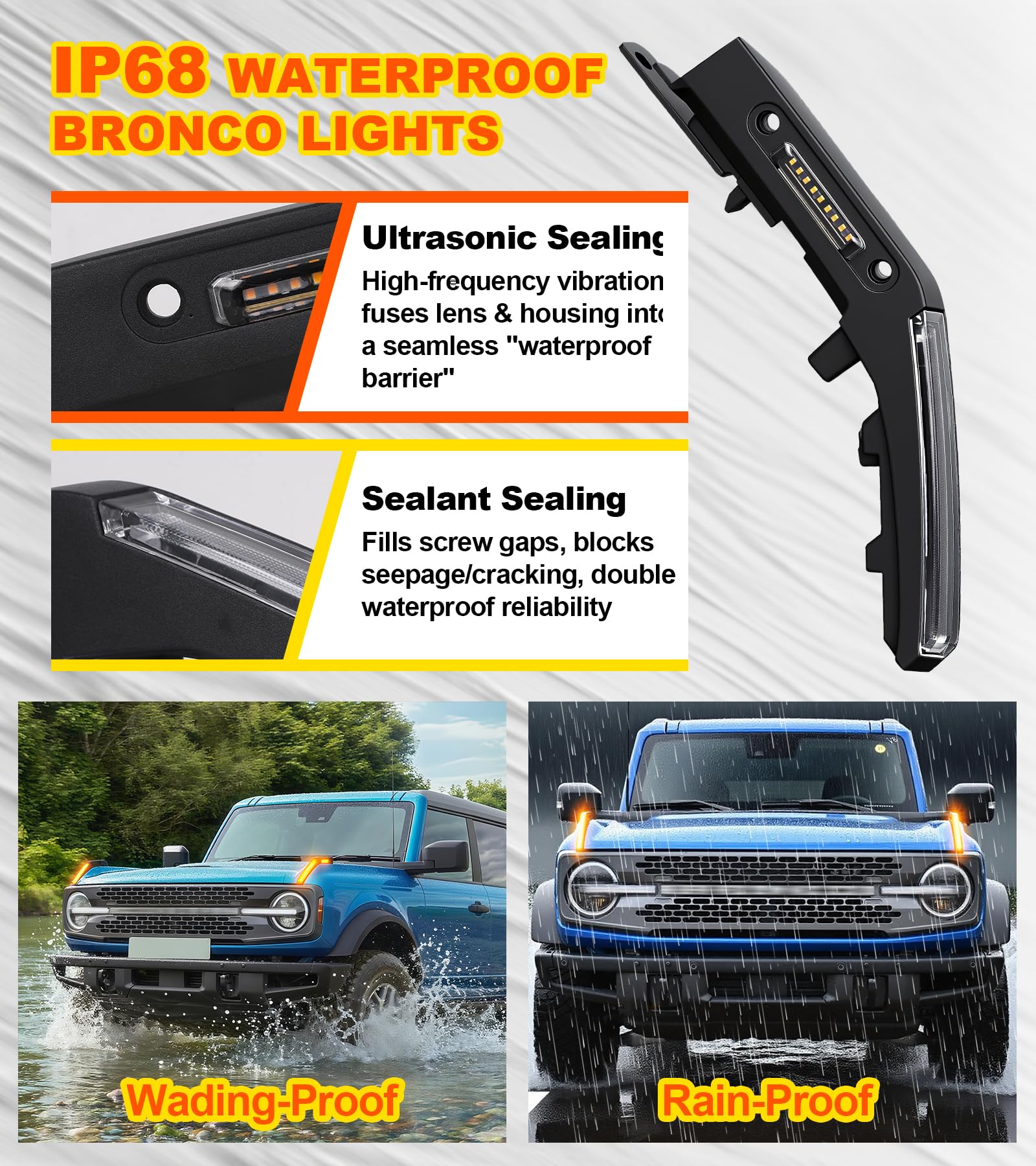 NEOXIST complete kit replaces factory trail sights with a flush glow.