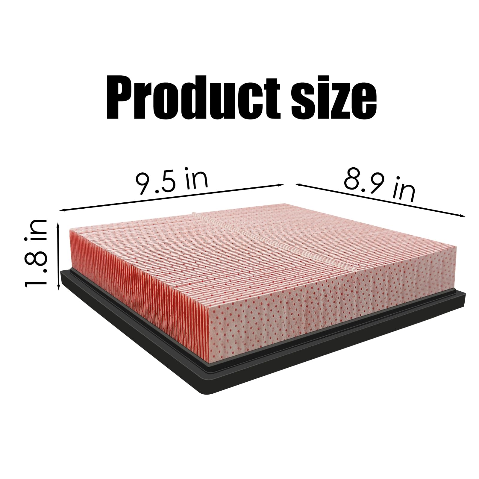 Nerans CA12377 filter media detail highlights pleats and density.