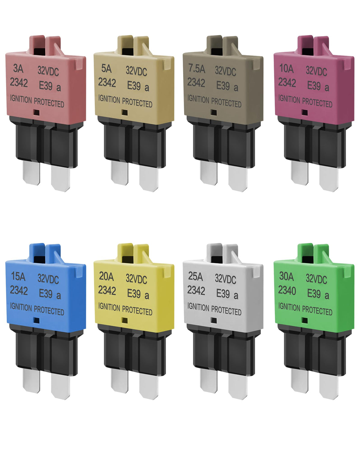 Nerites standard fuse block side view shows compact protection for automotive circuits.