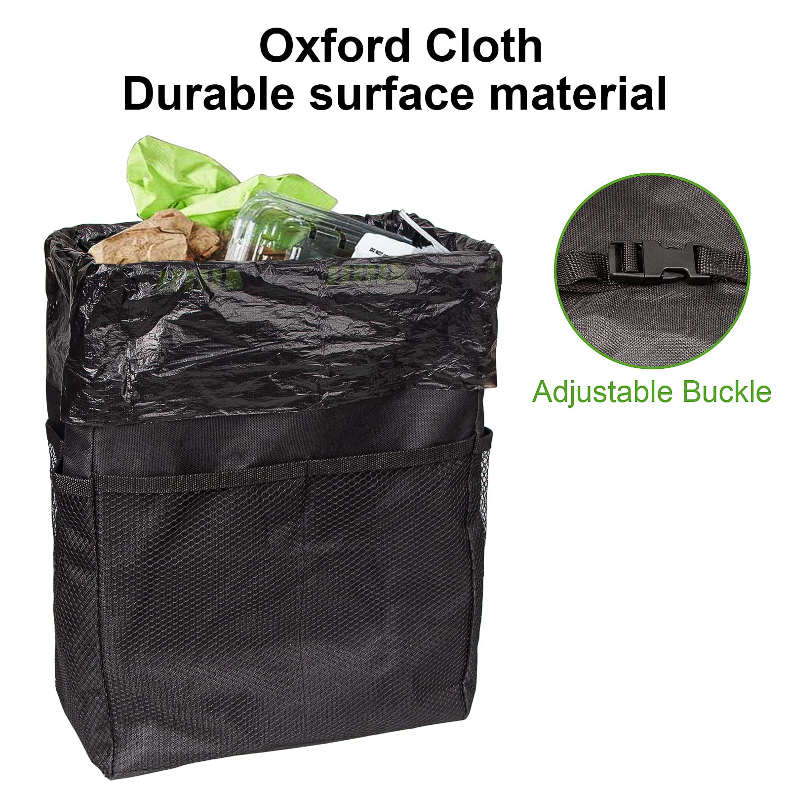 NetCan four mesh pockets organize small items within reach.