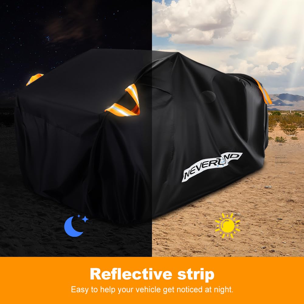 NeverLAND ATV Cover reinforced double stitched seams prevent tears