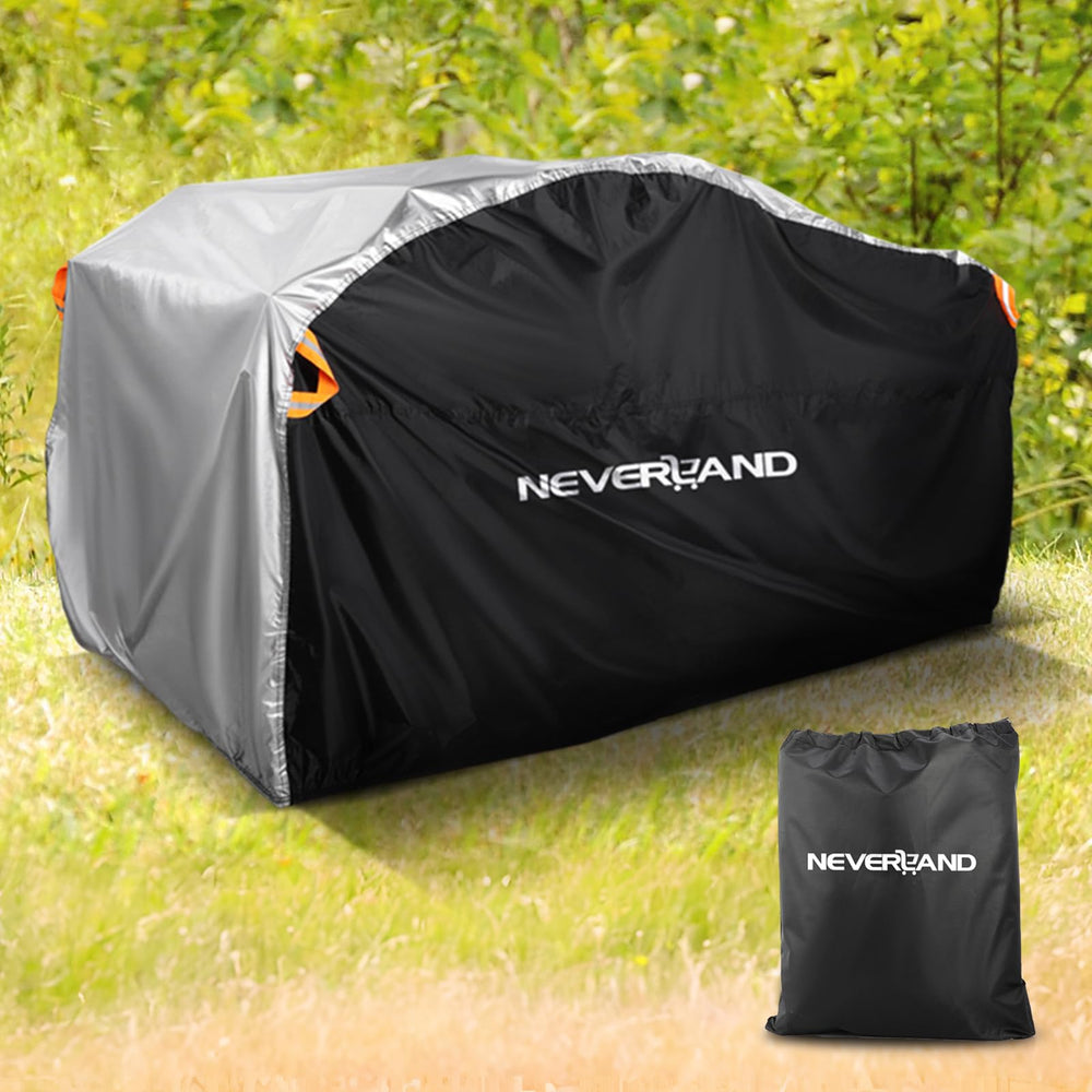 Neverland ATV cover packaging includes storage bag for neat setup
