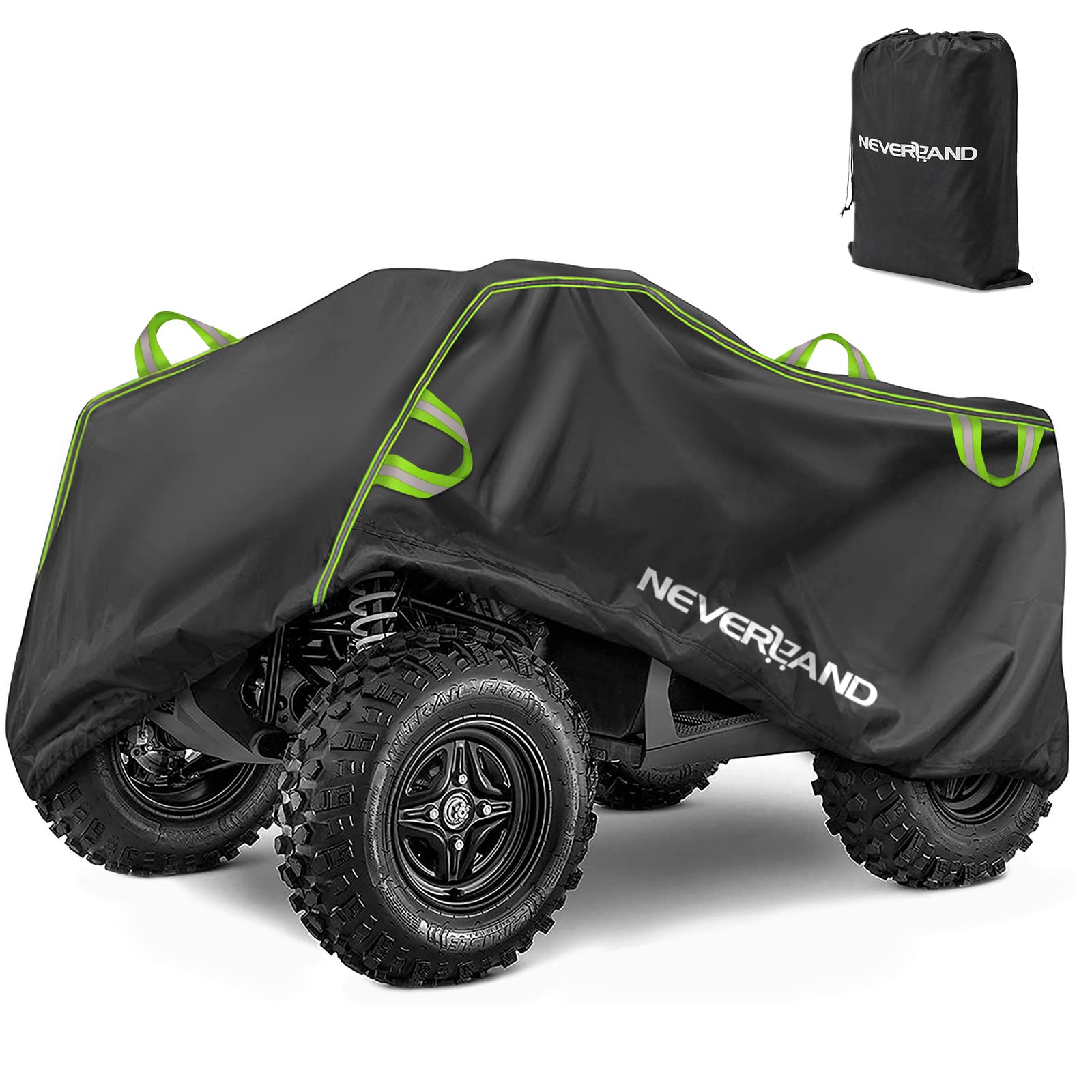 Neverland ATV cover includes a storage bag for easy packing