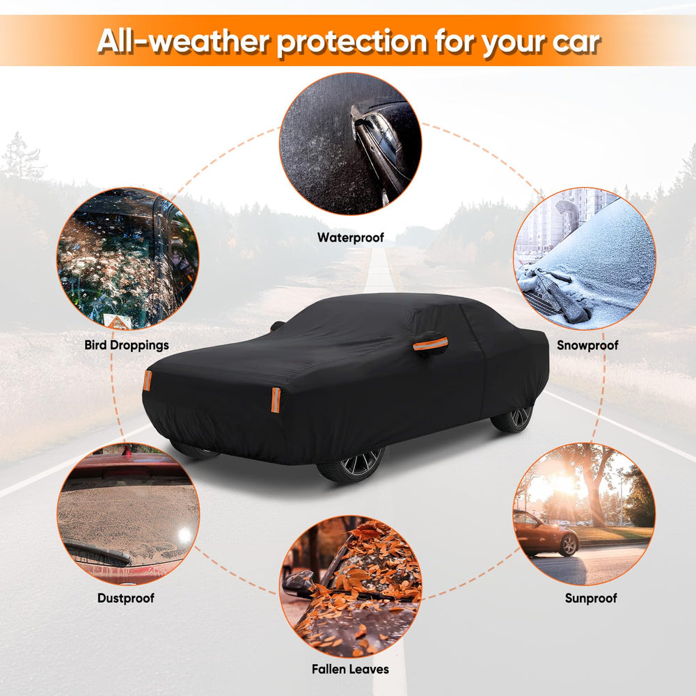NeverLAND waterproof cover protects the Challenger from rain and sun