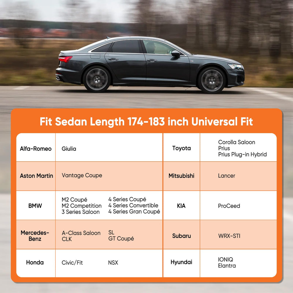 NEVERLAND sedan cover heavy-duty all-weather protection for harsh climates