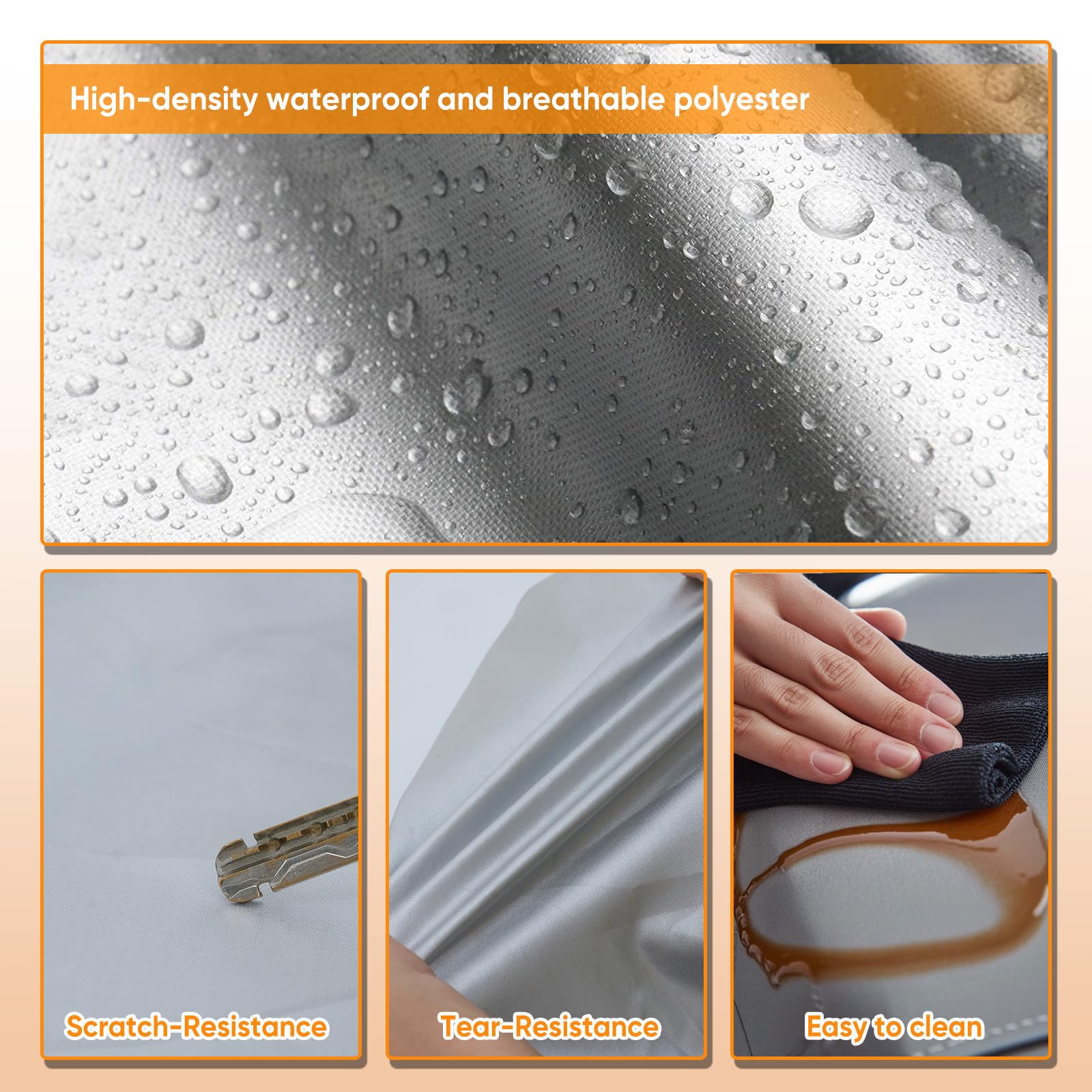 NEVERLAND sedan car cover soft durable material protects paint