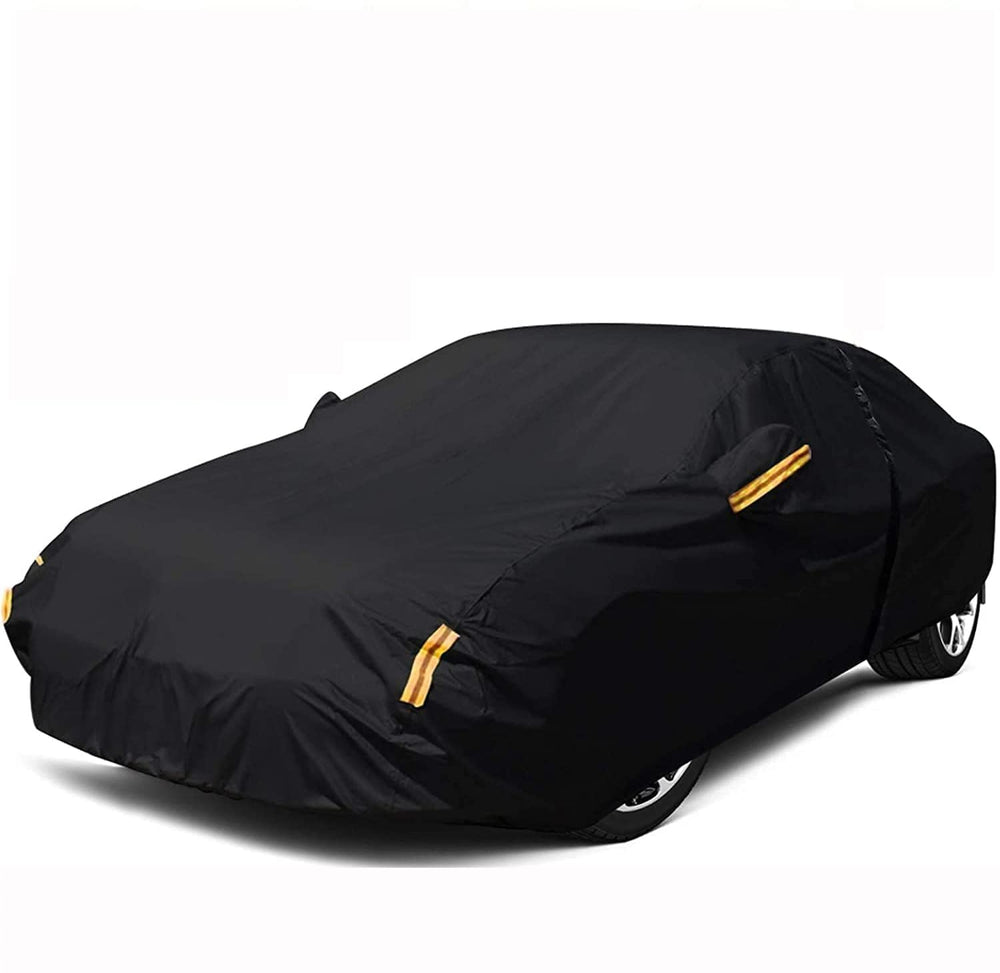 NeverLAND sedan car cover waterproof outer layer protects from rain and dust.