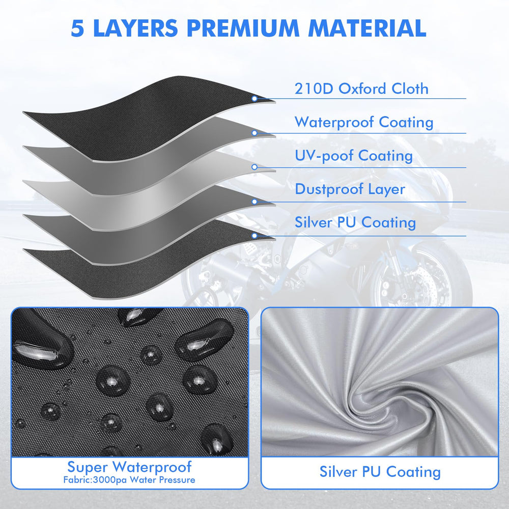 Neverland cover with silver-coated UV protection reducing sun fade