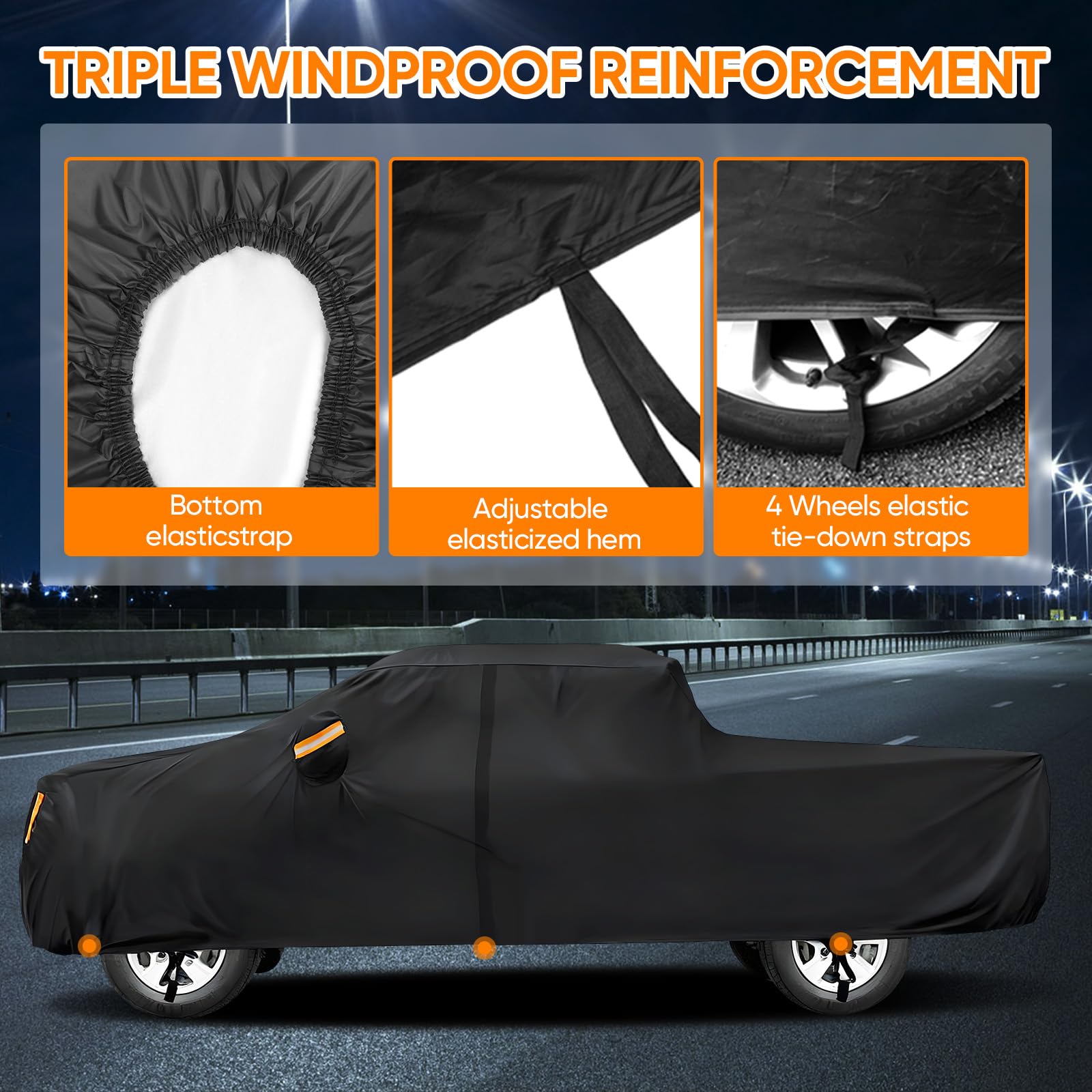 NEVERLAND driver door zipper enables quick cab access without removing the cover