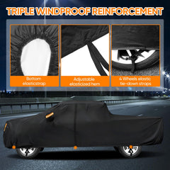 NEVERLAND driver door zipper enables quick cab access without removing the cover