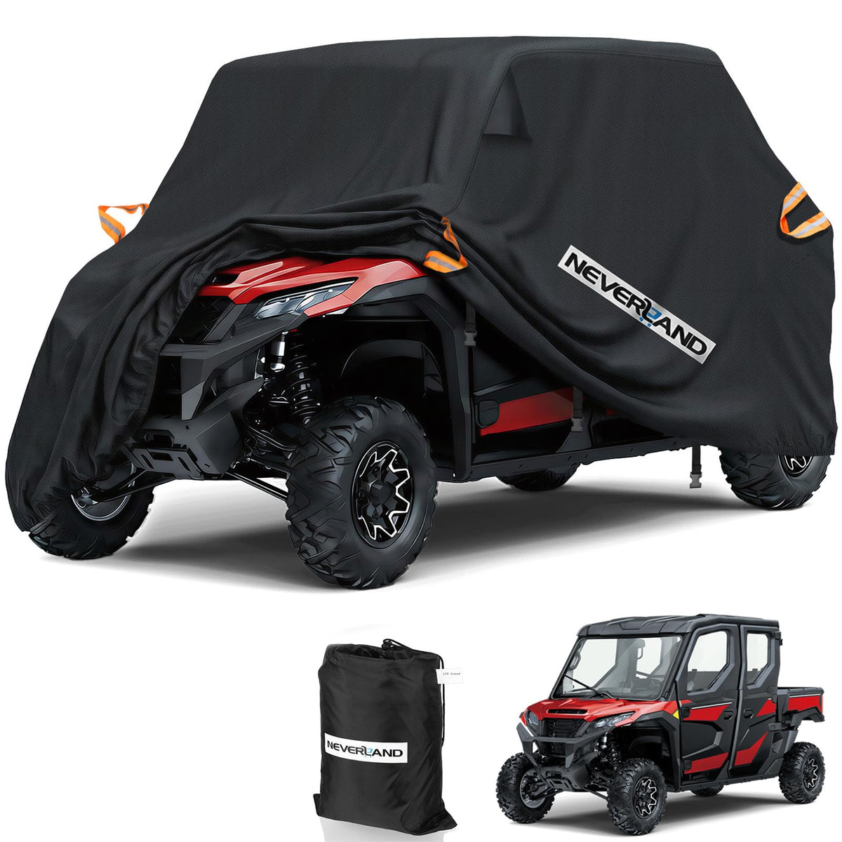 Neverland UTV cover close-up of 300D Oxford cloth for weather protection