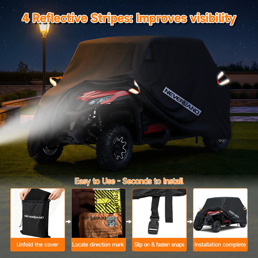 Neverland UTV cover comes with a storage bag for neat stowage