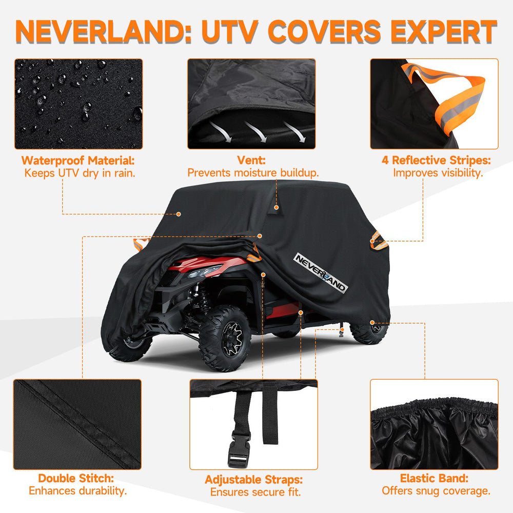 Neverland UTV cover side vents to improve airflow