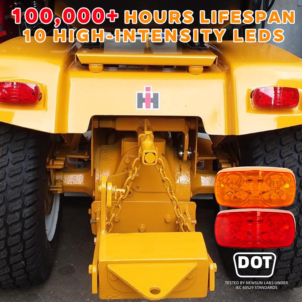 New Sun truck and RV marker light with modern silhouette.
