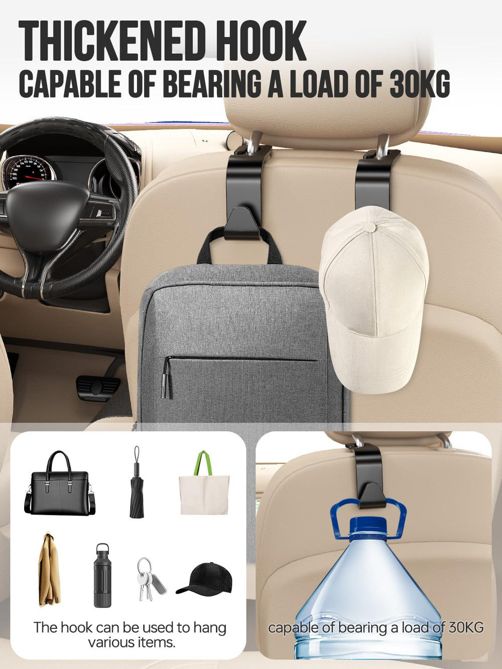 New Fi organizer is easy to install and remove for shared vehicles.