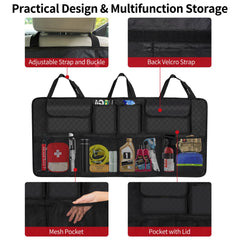 Durable 300D material of NEWFOM organizer withstands daily use.