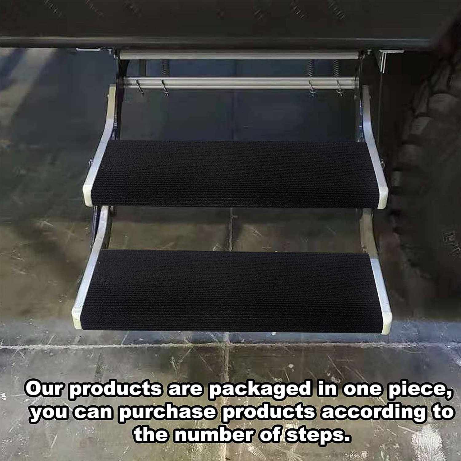 NEWFOM pet-friendly RV step cover reduces pet hesitation at entry.