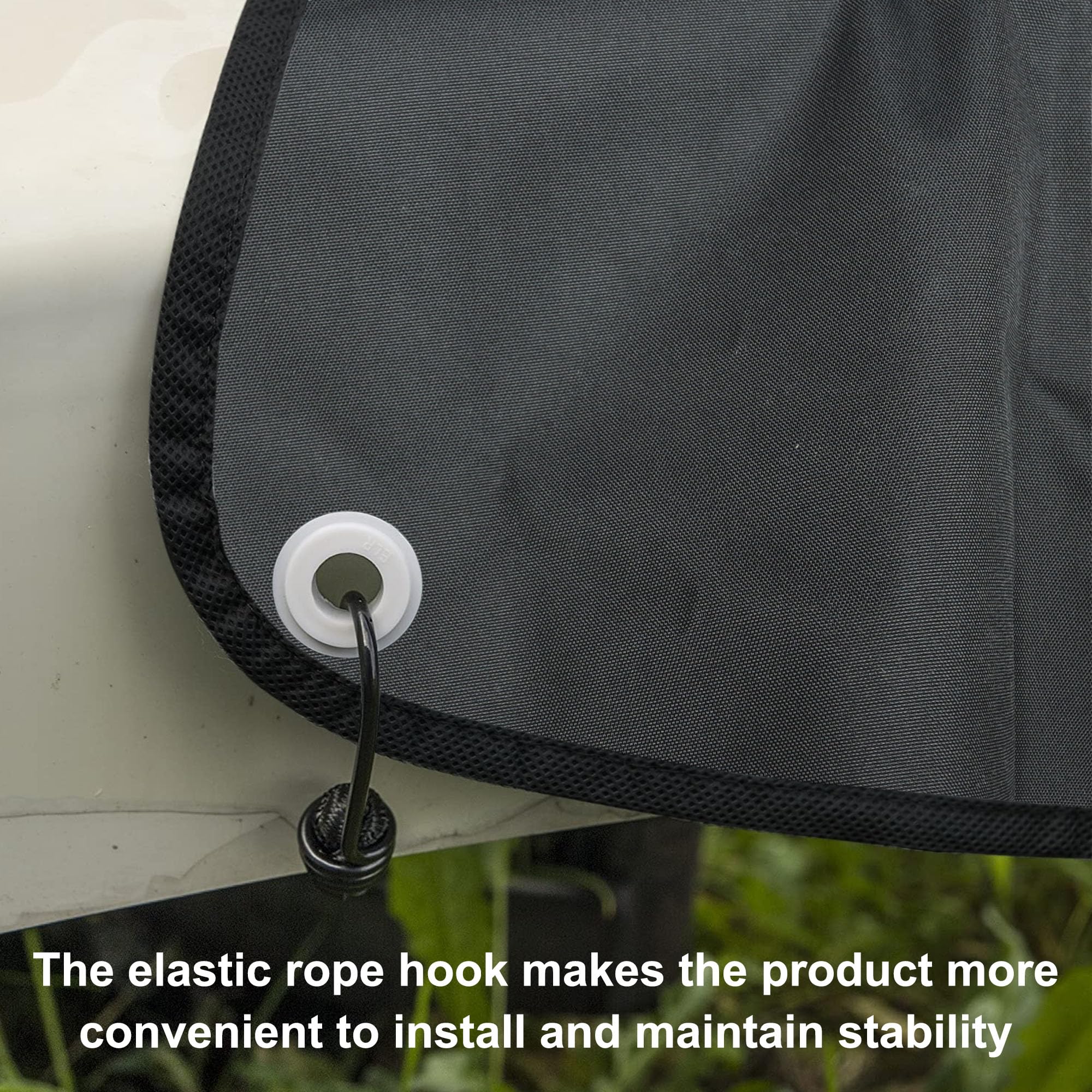 NEWFOM easy-clean hitch cover for quick maintenance after trips.