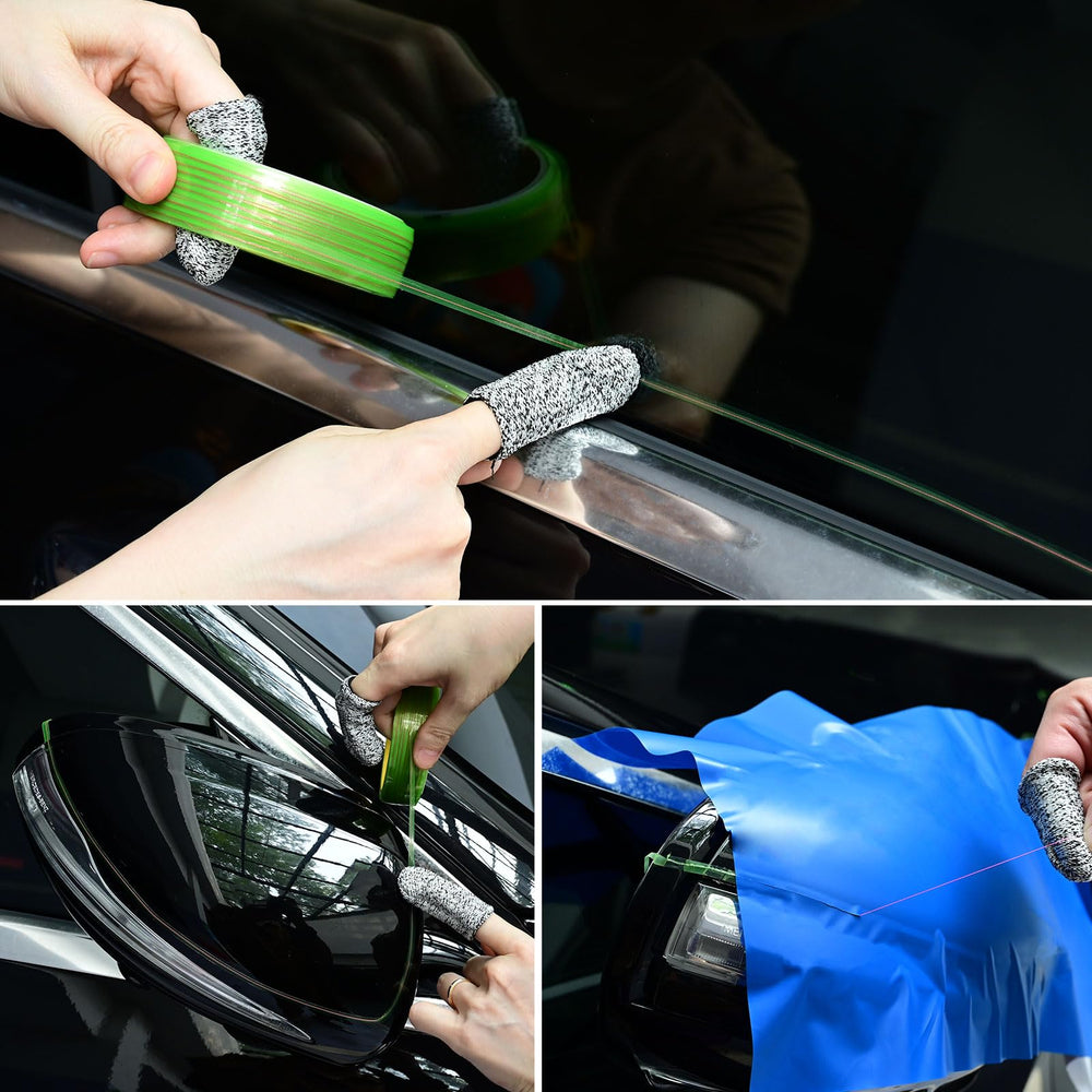 NEWISHTOOL edge cutting tape on hood decals delivers clean curves