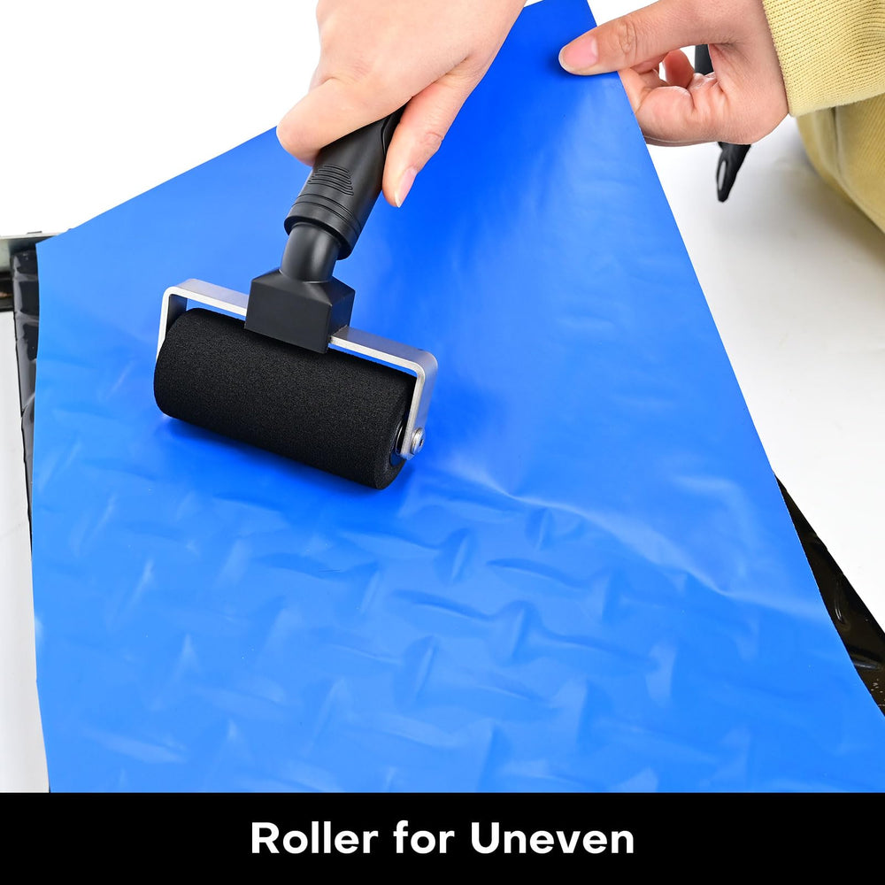 NEWISHTOOL ergonomic handle roller with curved grip for comfortable use.