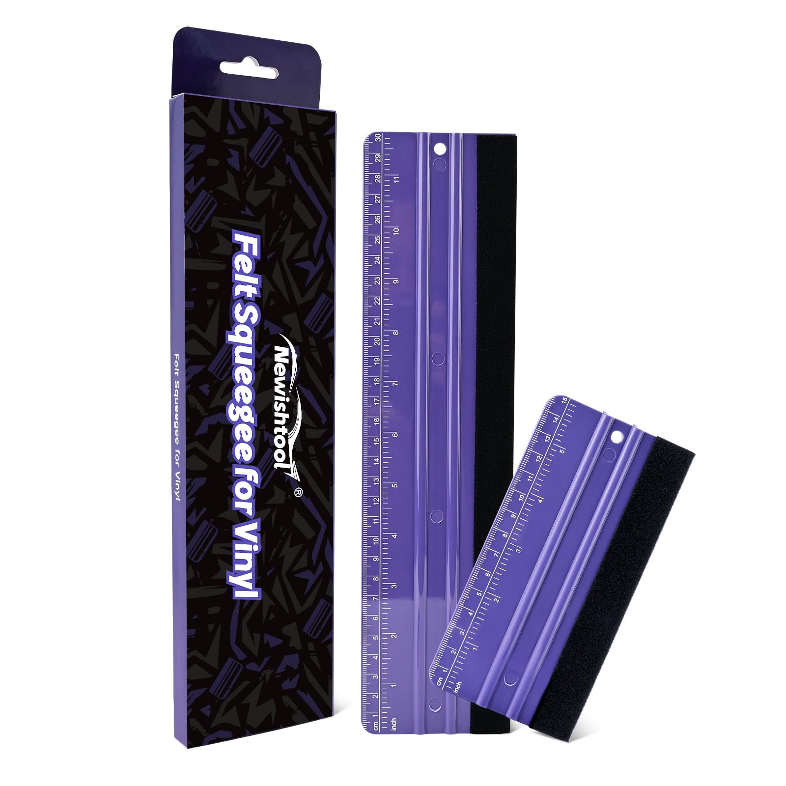 NEWISHTOOL felt squeegee 15cm edge for safe vinyl wrapping and smoothing