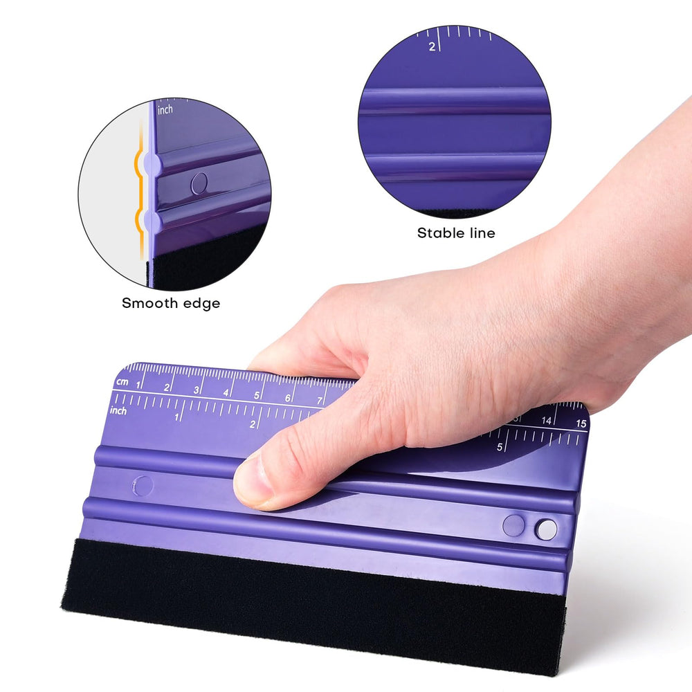 NEWISHTOOL felt squeegee 30cm edge for larger panels and efficient coverage