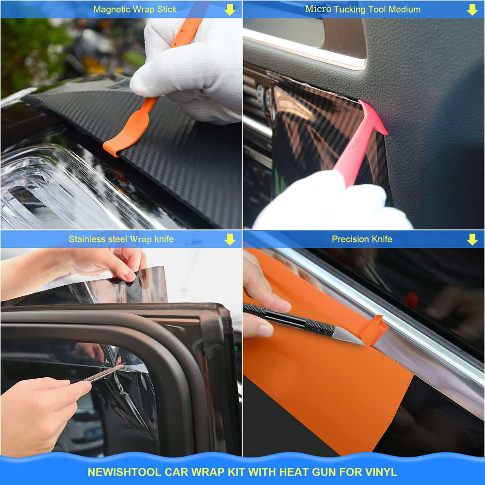 NEWISHTOOL knife-guide squeegee space ensures straight cuts