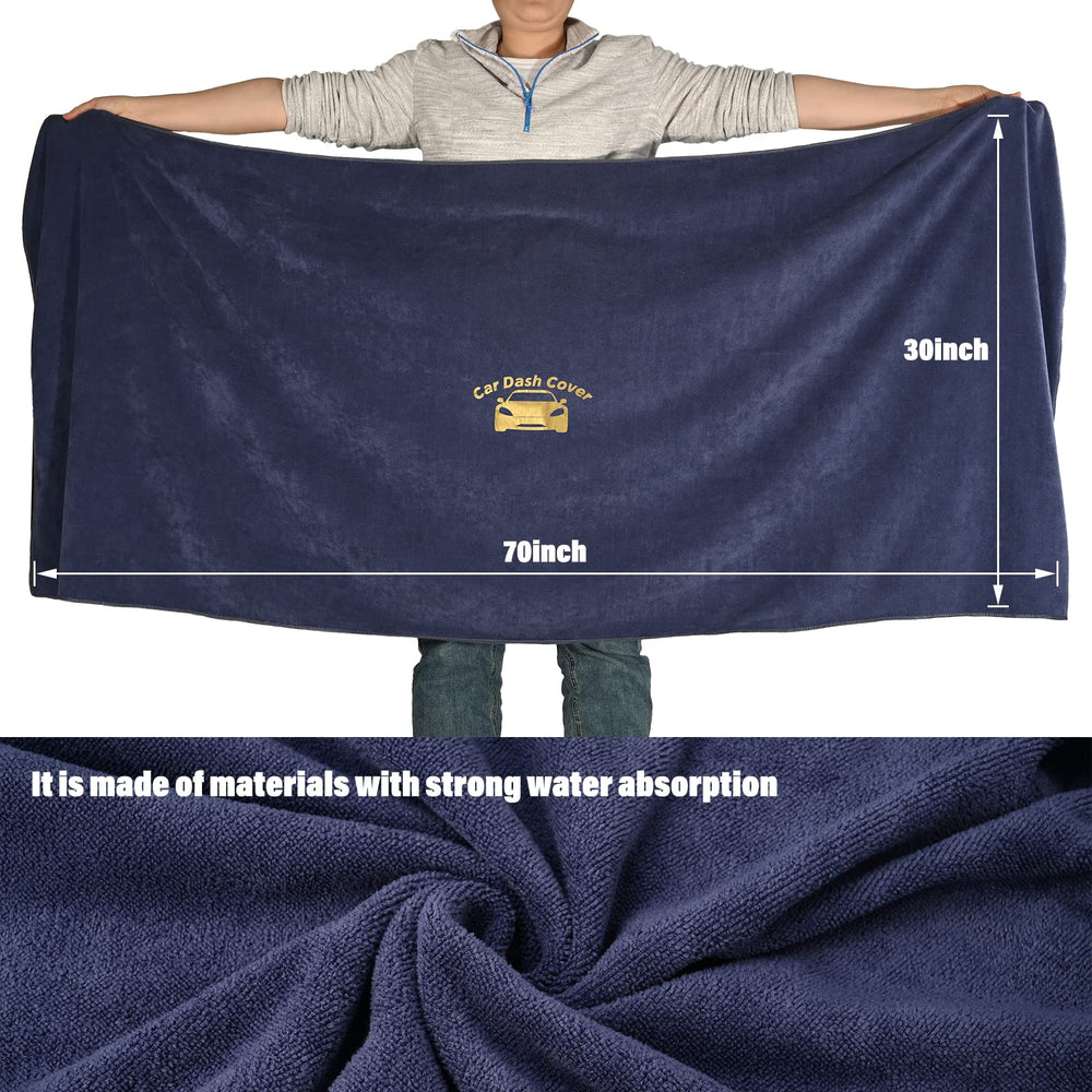 NEWISHTOOL microfiber dash cover is washable and reusable.