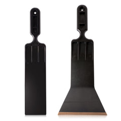 NEWISHTOOL paddle squeegee with scrubber pad for thorough prep cleaning.