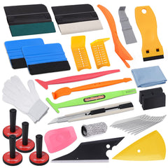 NEWISHTOOL Pro Vinyl Wraps Applicator Tool Kit overview for smooth, bubble-free film application.