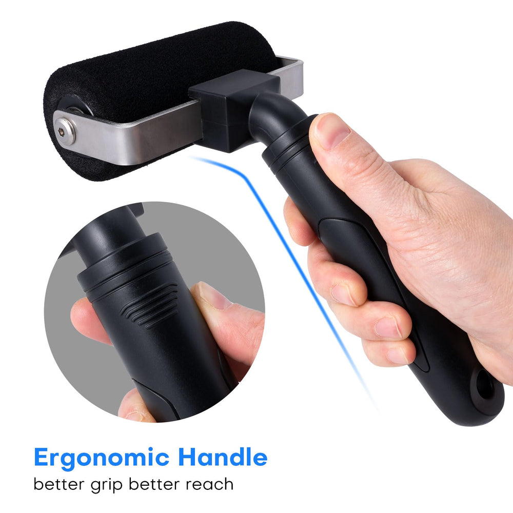 NEWISHTOOL textured-surface roller performs well on rough textures.