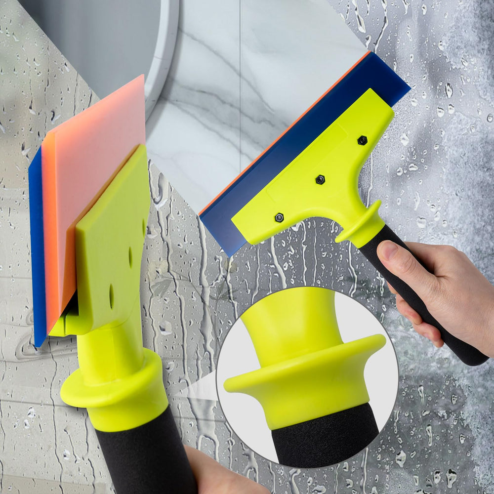 NEWISHTOOL screw-connected blade prevents slippage and protects film surfaces.