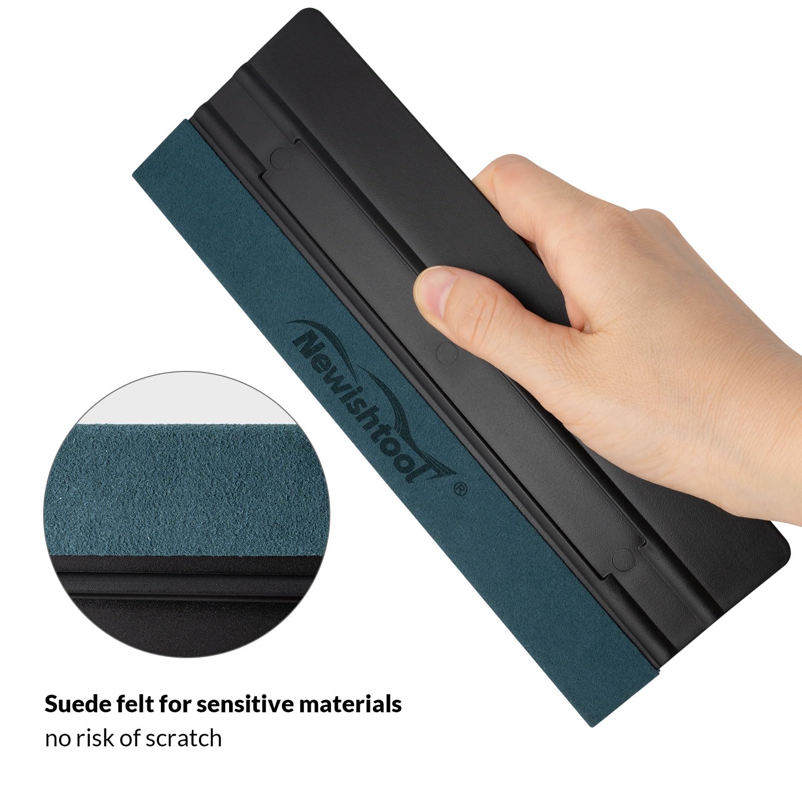NEWISHTOOL small squeegee excels on tight spots and precise edges.