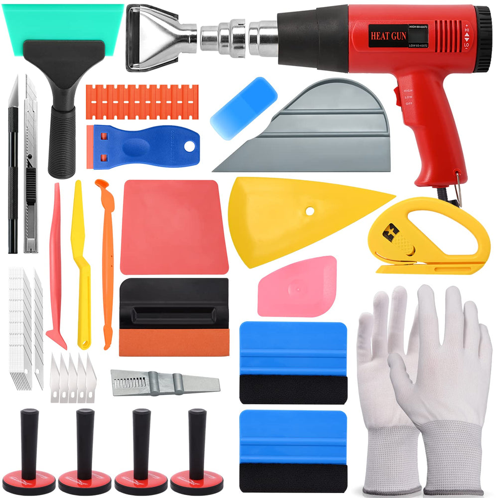 NEWISHTOOL wrap kit squeegee variety for bubble-free vinyl application