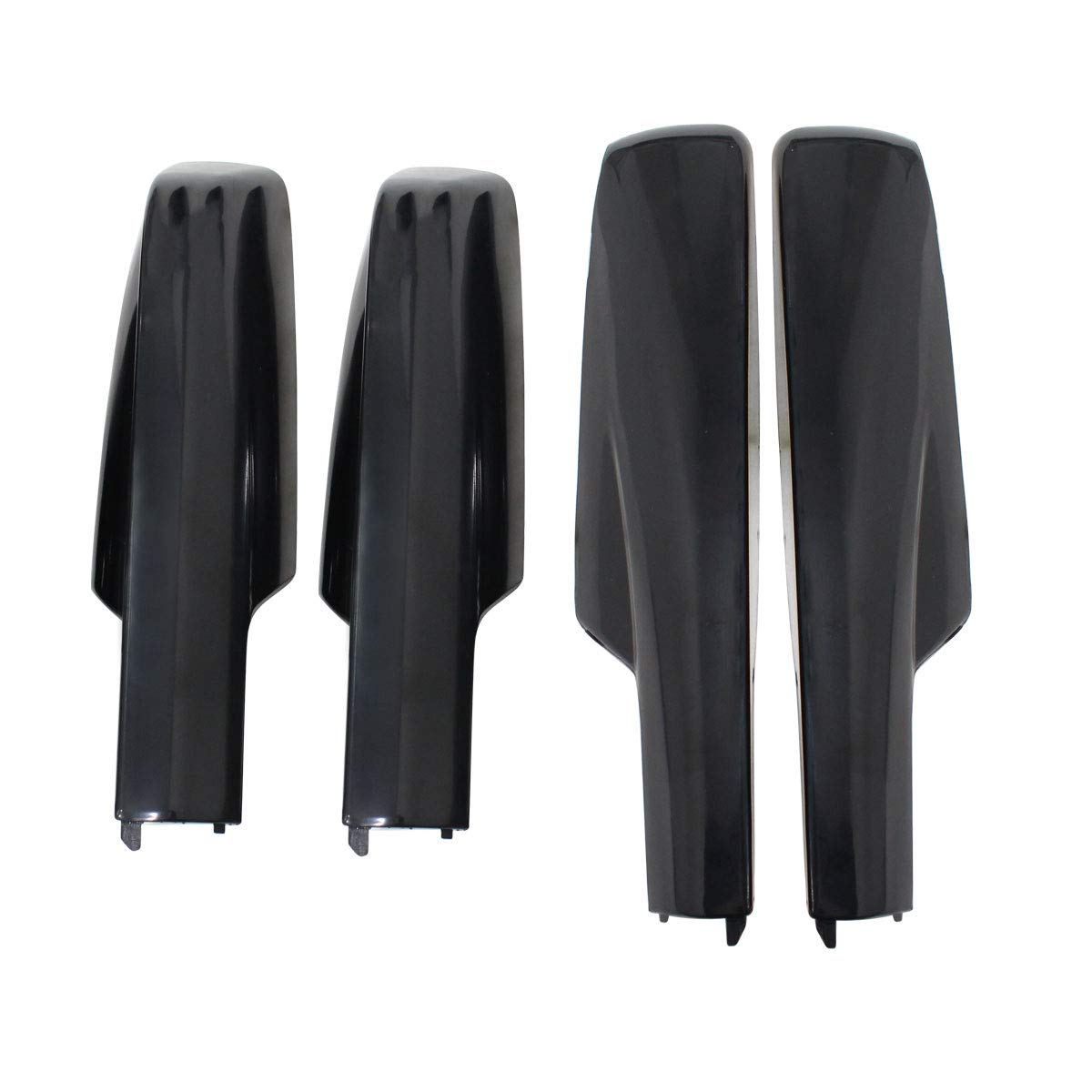 NewYall black roof rail end cap for Highlander protects rail ends