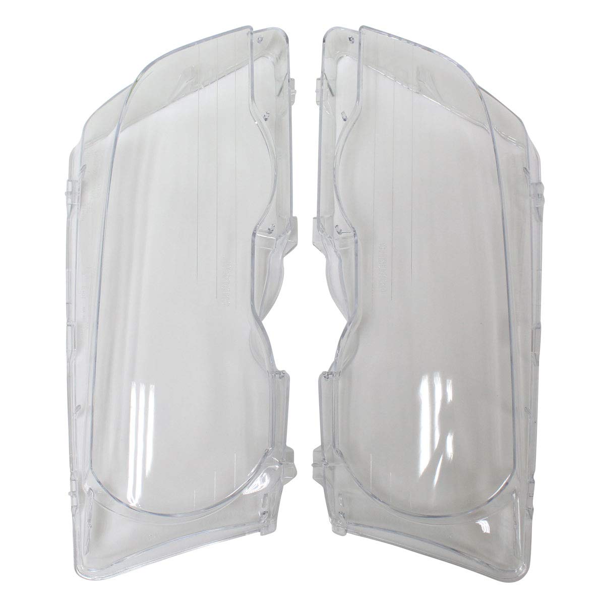 NewYall BMW E46 M3 2DR clear headlight cover pair for direct fit