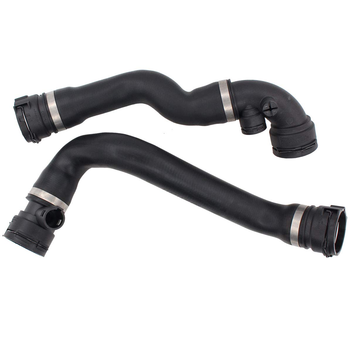 NewYall hose kit for BMW E46 shown with direct-fit design and secure routing.