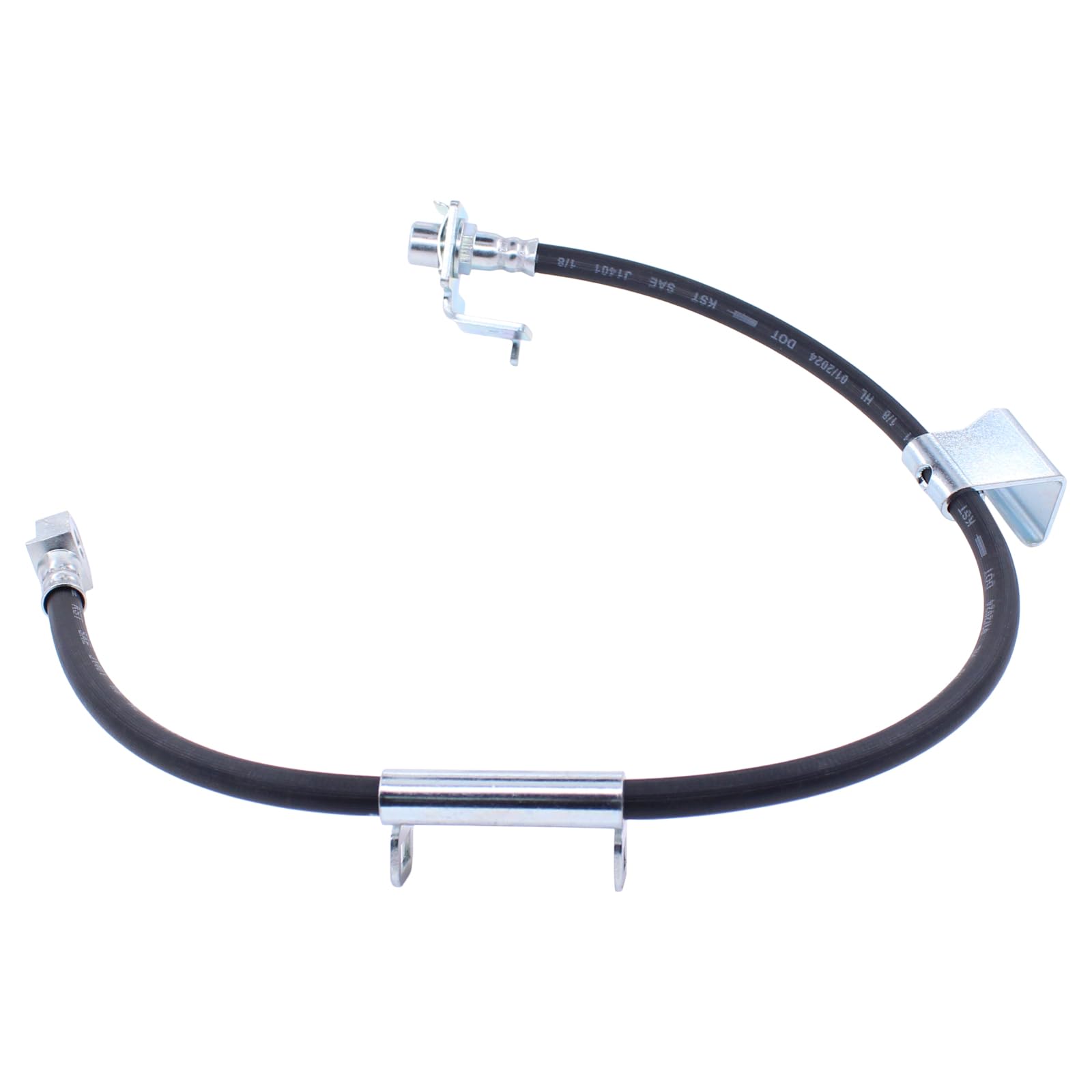 NewYall brake hose during installation demonstrates compatibility with GM trucks