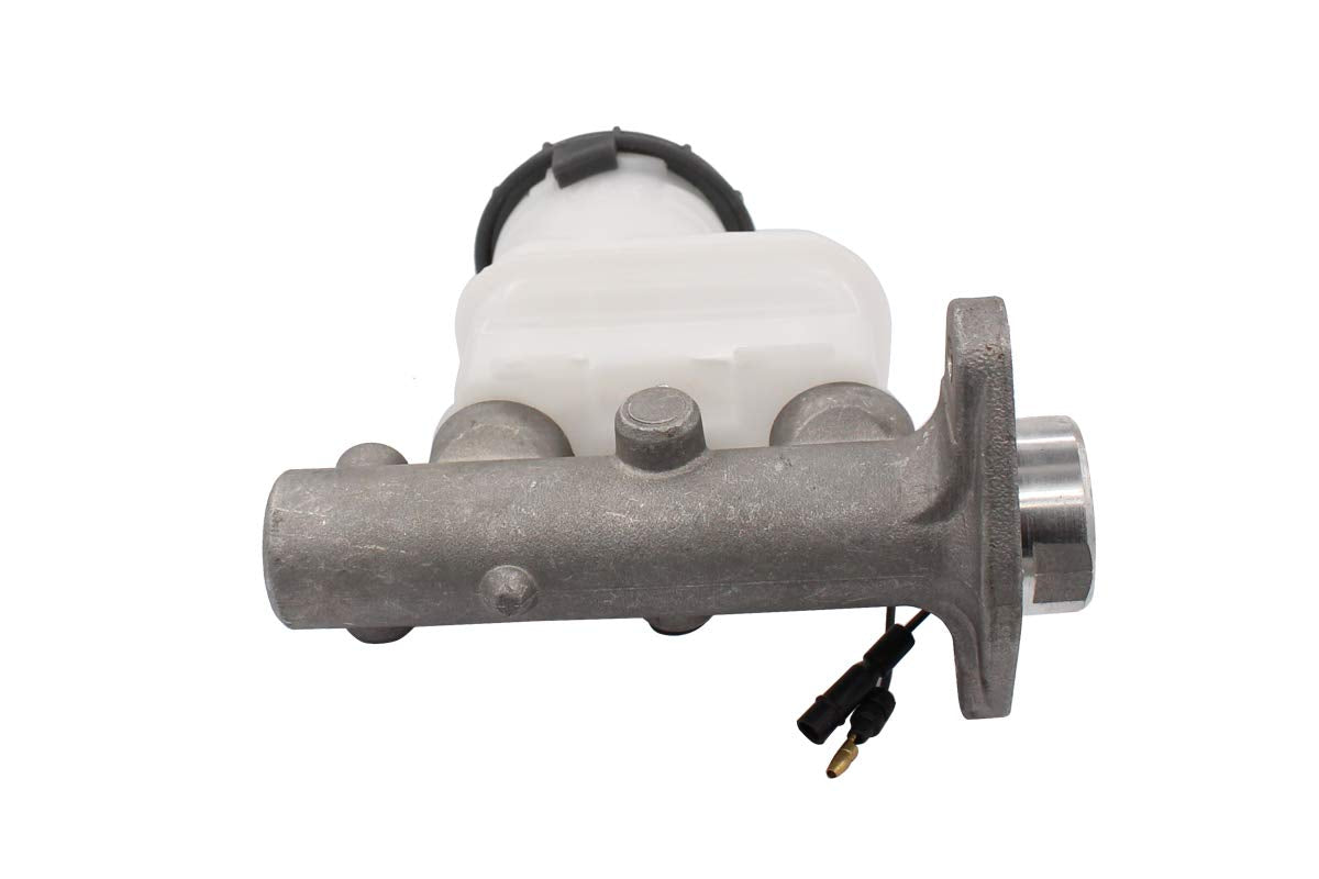 Close-up view of the NewYall brake master cylinder showing precision machining.