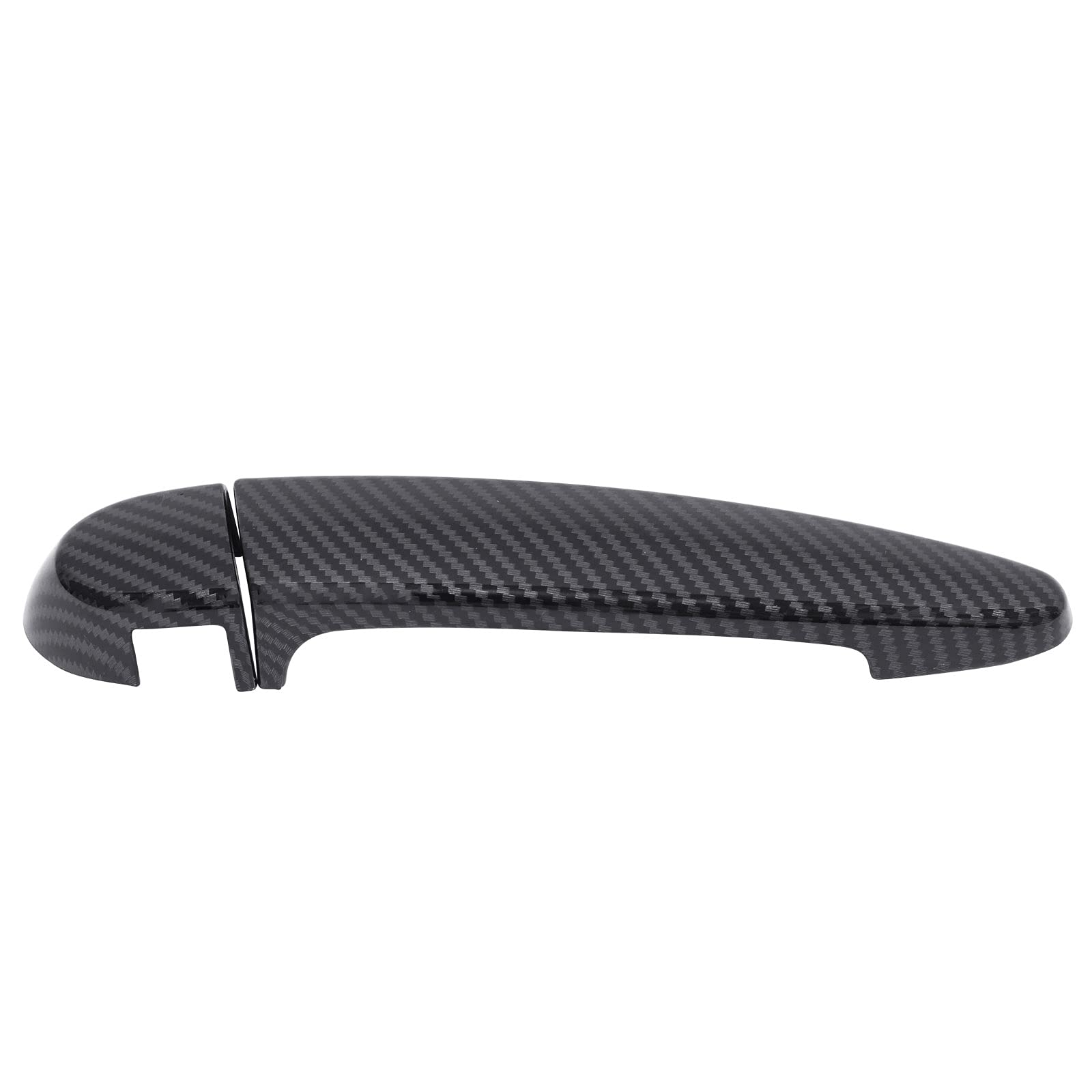 NewYall carbon fiber exterior door handle cover on the rear right, maintains high-end appearance.