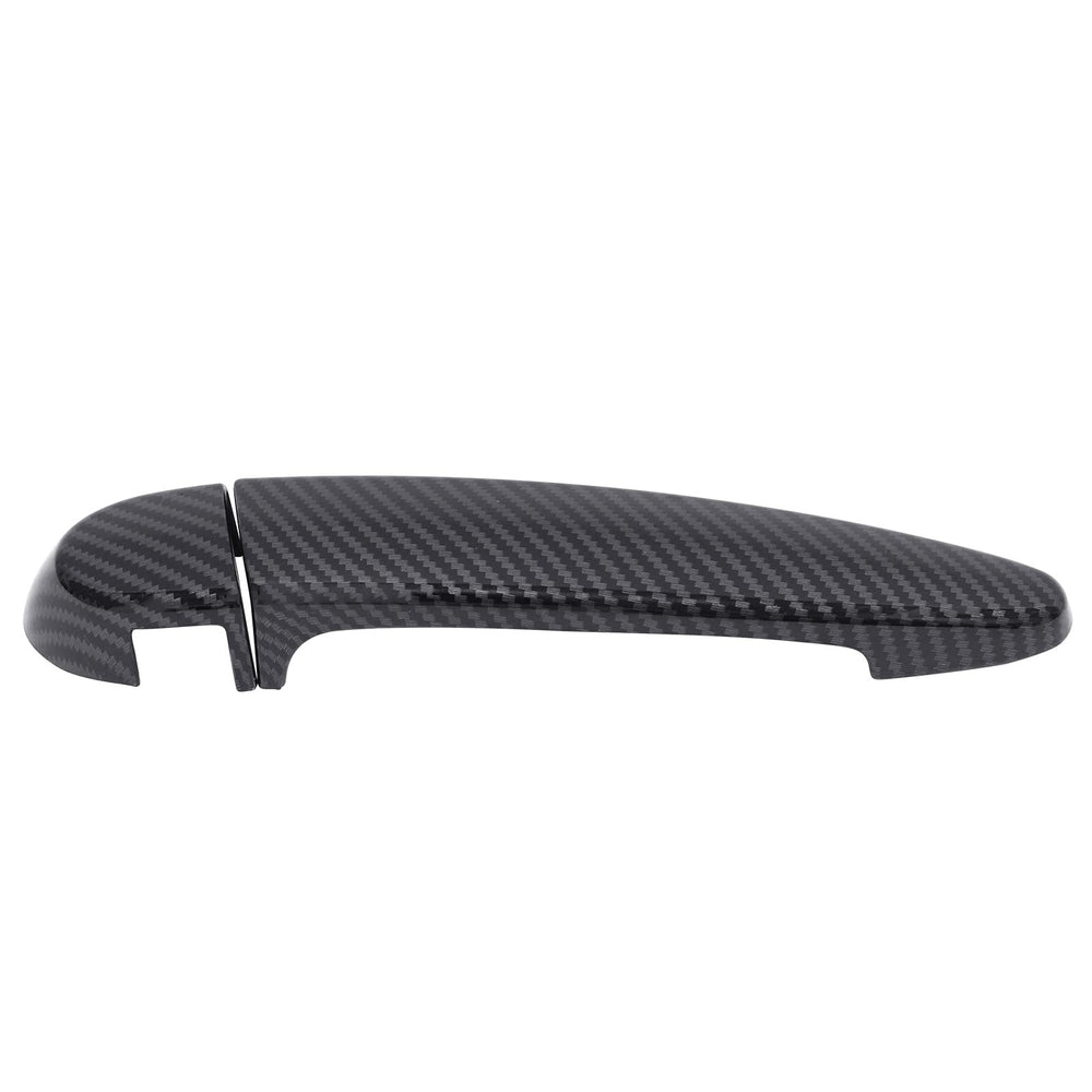NewYall carbon fiber exterior door handle cover on the rear right, maintains high-end appearance.
