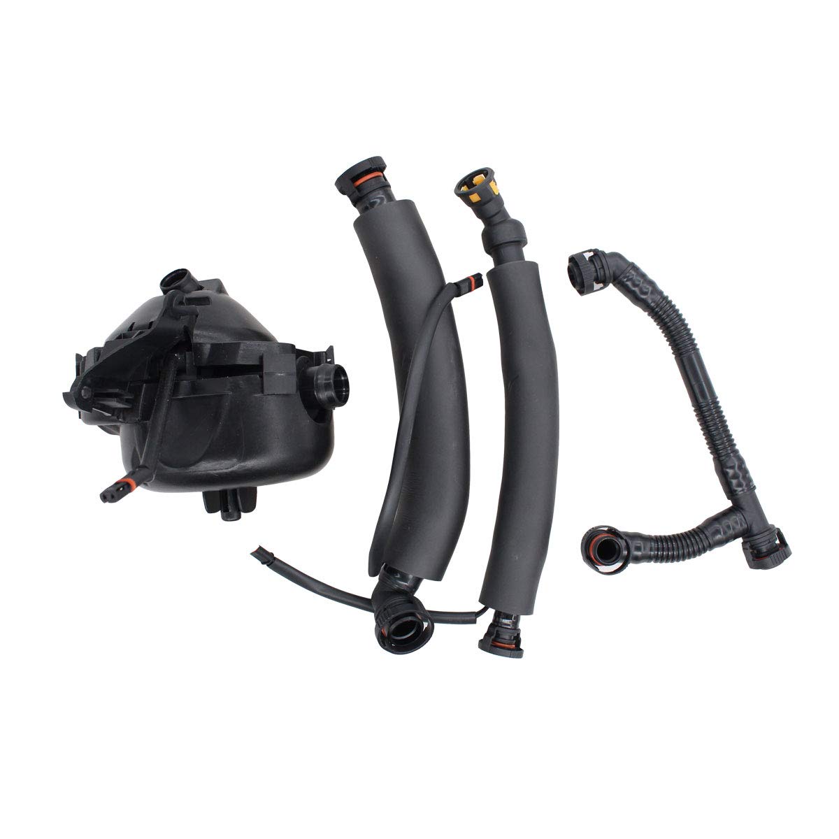 NewYall crankcase vent kit in BMW engine bay improves airflow