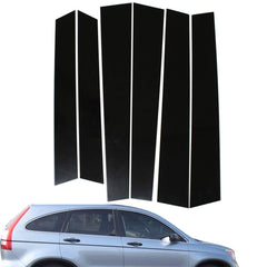 NewYall CR-V pillar covers enhance black exterior with durable molding.