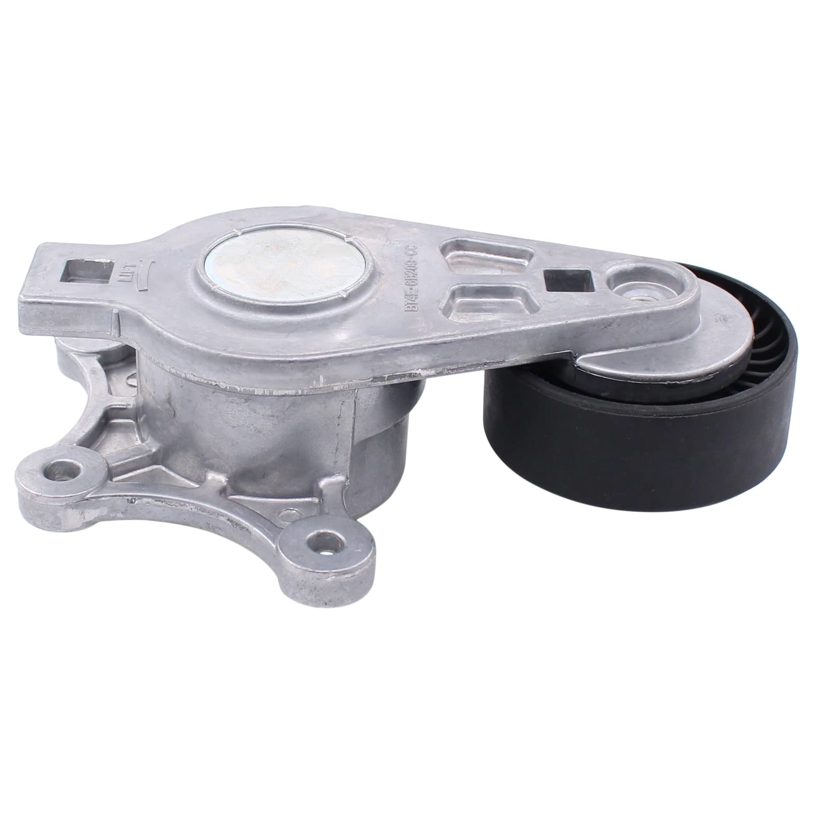 NewYall drive belt tensioner packaging highlights fitment and hardware