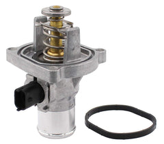 NewYall engine coolant thermostat housing with gasket for Aveo, quick, reliable compatibility.