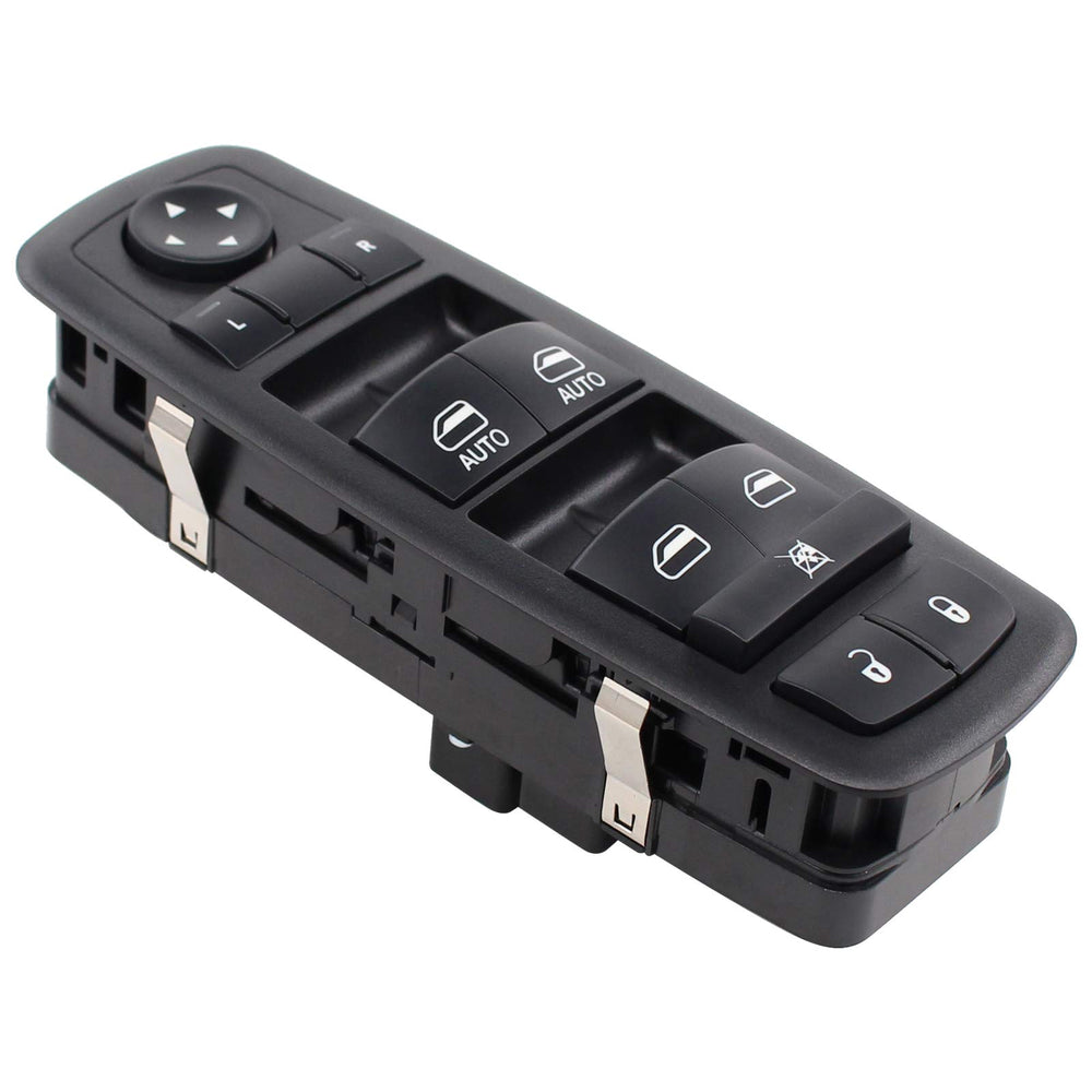 NewYall front left power window switch close-up for precise fit in Dodge Durango 2014-2019.