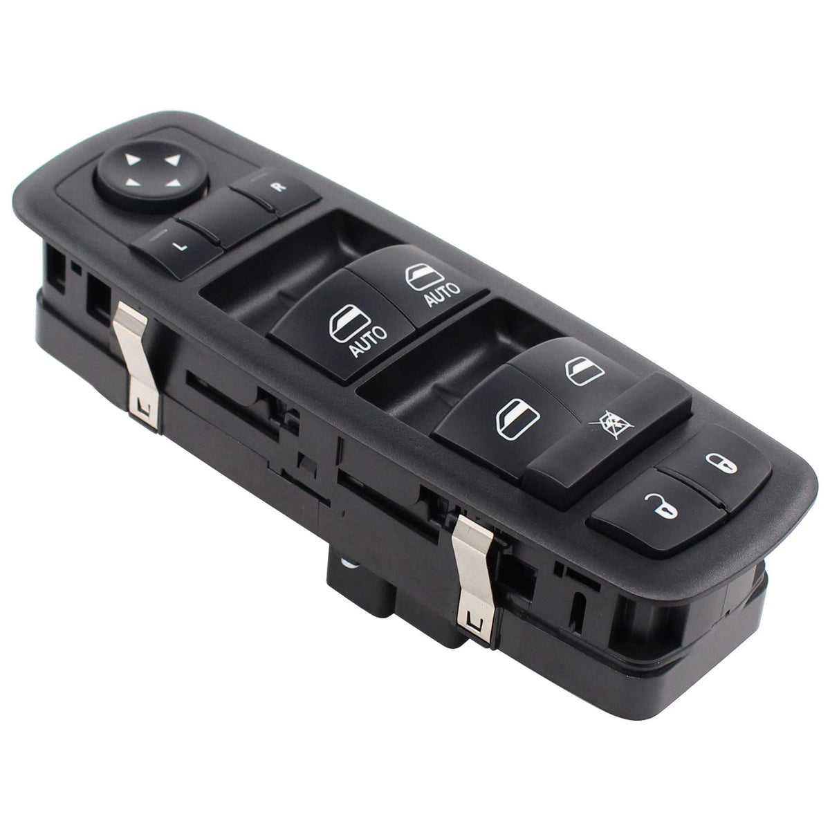 NewYall front left power window switch close-up for precise fit in Dodge Durango 2014-2019.